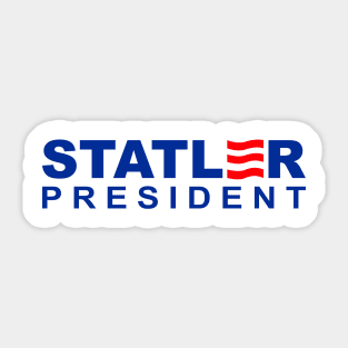 Statler For President Sticker